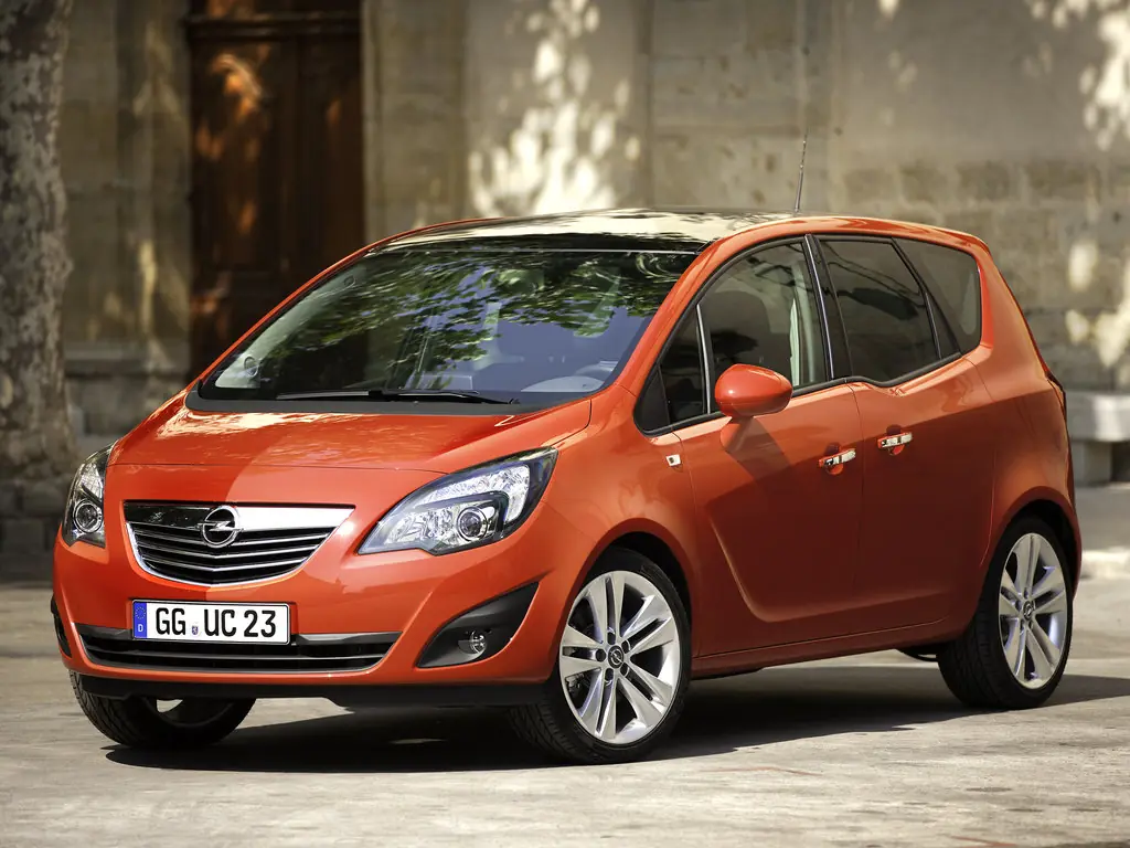 Opel Meriva (S10) 2 поколение, минивэн (11.2009 - 12.2013)